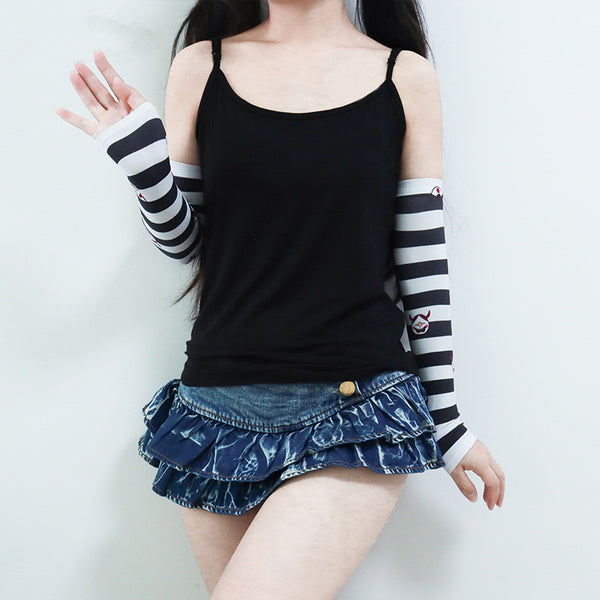 Harajuku striped sleeve yc22932