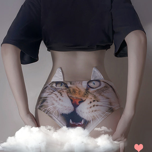 Funny Tiger Cat Panties YC24135