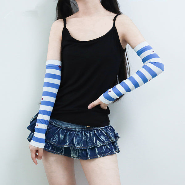 Harajuku striped sleeve yc22932