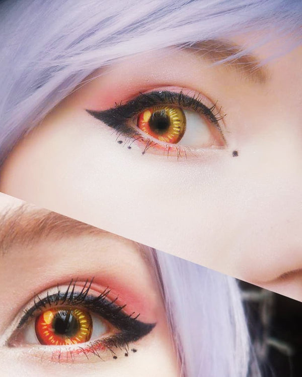 COSplay Red£¨Two piece£©Contacts Lens yc20749