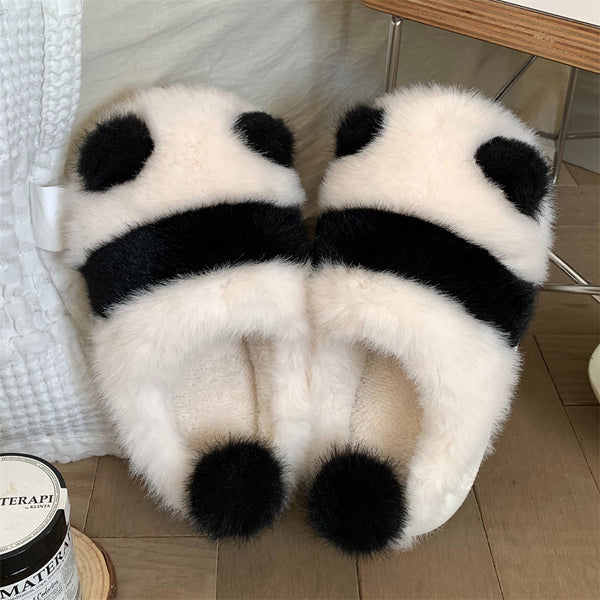 Soft cute panda slippers yc24780