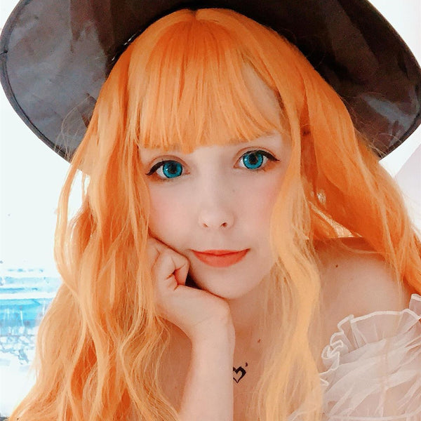 Harajuku Orange Wig YC21654