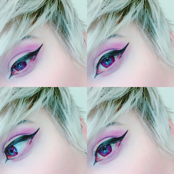 Purple contact lenses (two pieces) YC21563