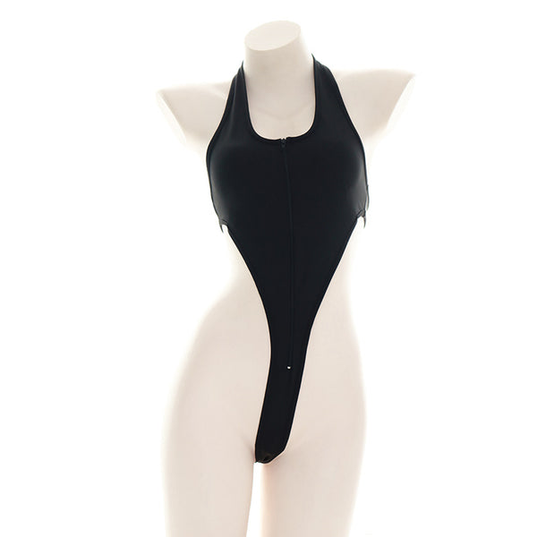 Sexy one-piece zipper private swimsuit pajamas yc23432