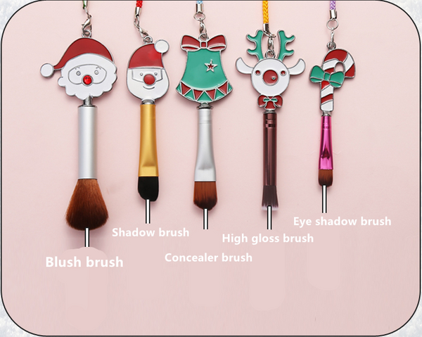Christmas makeup brush set yc20867