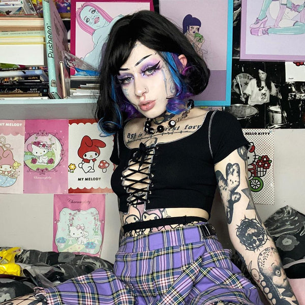 Lolita Irregular Mixed Color Wig yc22369