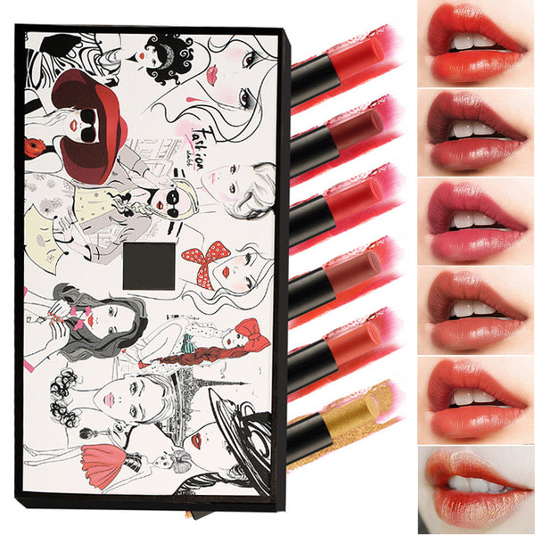 Matte Mini Lipstick Set (six pieces)   YC21298