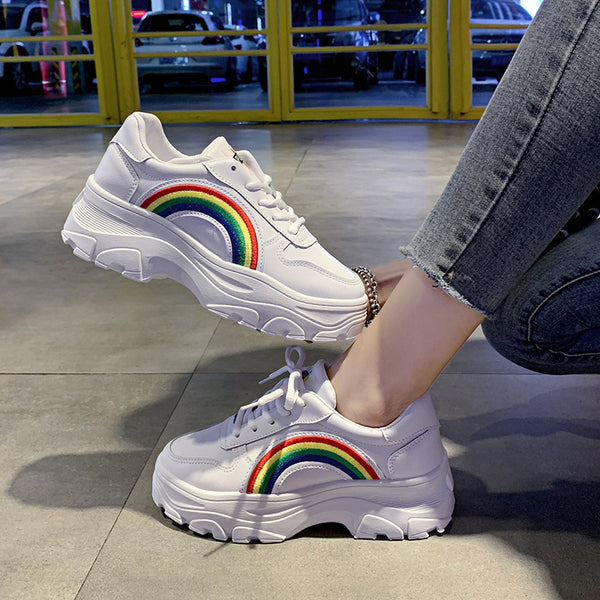 Harajuku Rainbow Sneakers yc22846
