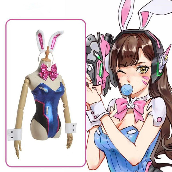 D.VA Bunny girl cos costume yc22915