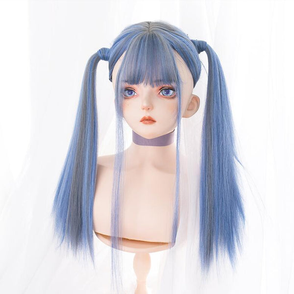 lolita mixed color straight wig yc23415