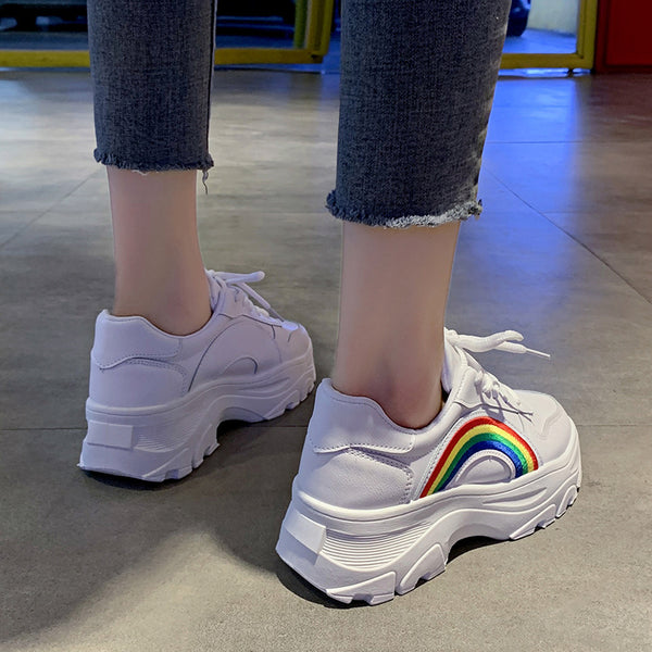 Harajuku Rainbow Sneakers yc22846