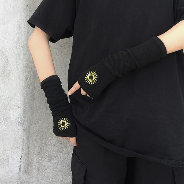 Dark ninja cos gloves yc23377