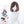 Load image into Gallery viewer, AI Kizuna cosplay Mixed color wig yc20697
