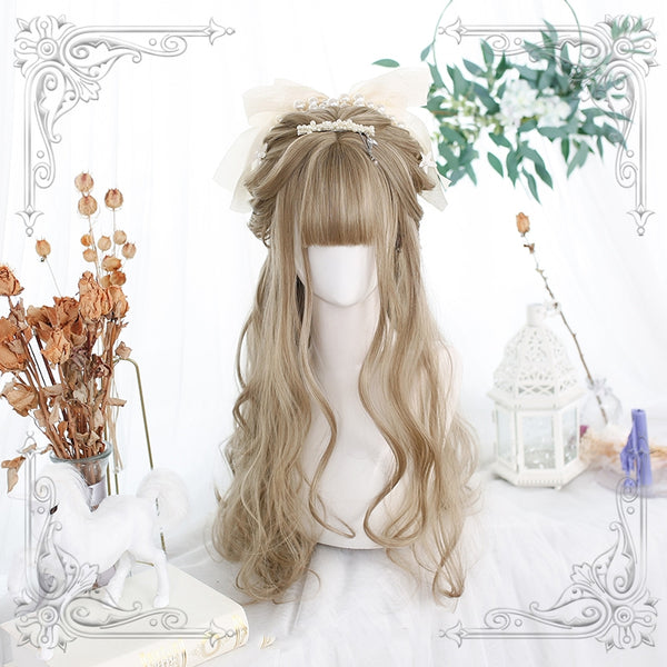 Lolita gray curly wig yc23795