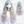 Load image into Gallery viewer, Lolita gray blue wig (gift Hair net) YC20216

