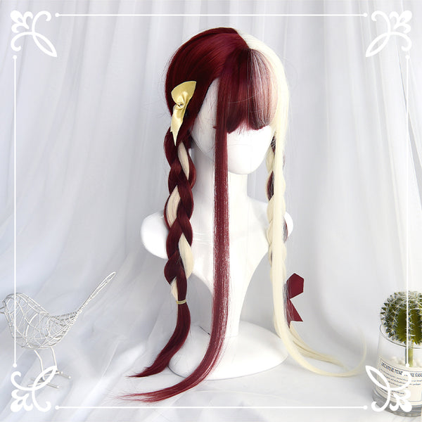 lolita colorblock wig yc22880