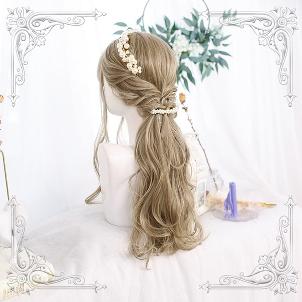 Lolita gray curly wig yc23795