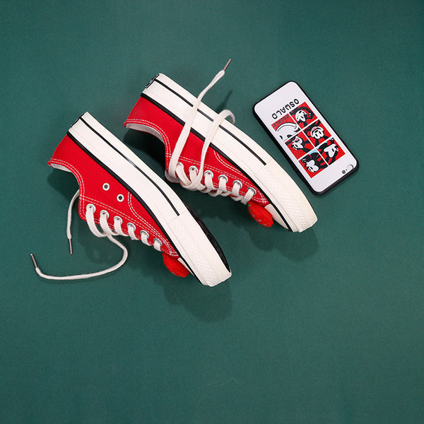 Lolita strawberry canvas shoes yc21114