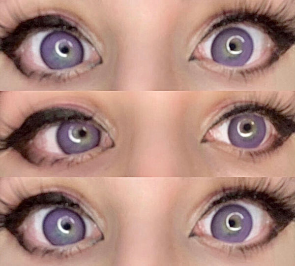 Charming purple contact lenses (TWO PIECES) yc24715