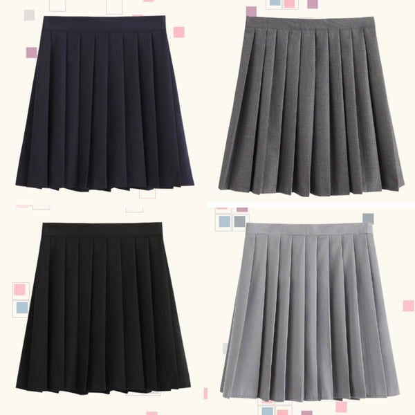 Japanese uniform pleated skirt yc22482