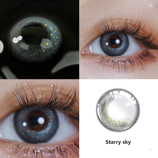 Starry sky CONTACT LENSES (TWO PIECES) yc24594