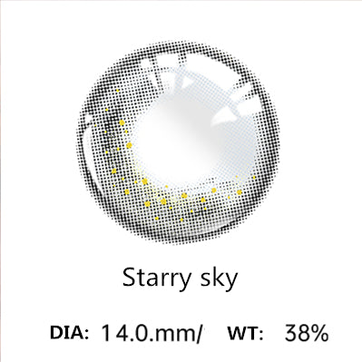 Starry sky CONTACT LENSES (TWO PIECES) yc24594