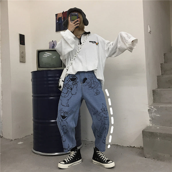 Wide leg jeans  YC21696