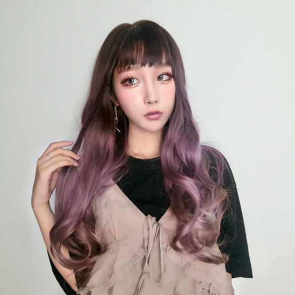 Lolita purple gradient wig yc206568