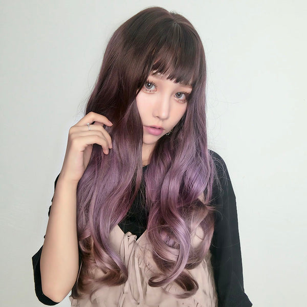 Lolita purple gradient wig yc206568