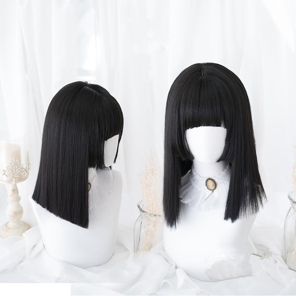Lolita black wig yc22389