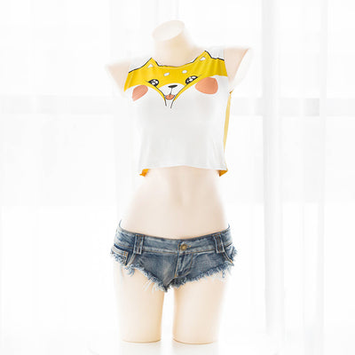 Harajuku Cartoon 3D Vest YC21733