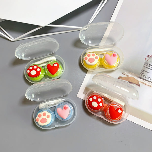 Cat Paw Love Contact Lens Case yc23776