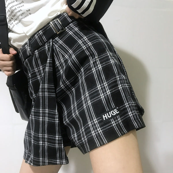 Lolita lattice irregular high waist A-line skirt YC21548
