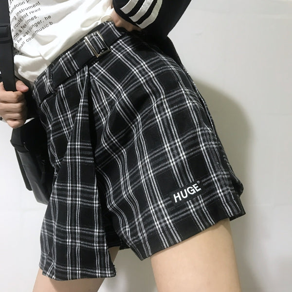 Lolita lattice irregular high waist A-line skirt YC21548