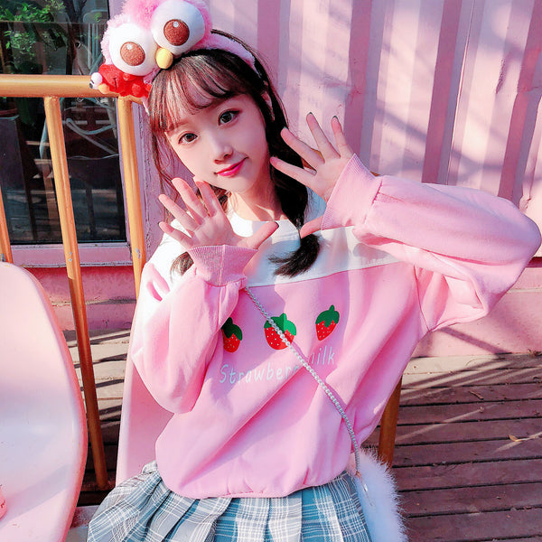 Cute Strawberry Sweatshirt yc21026