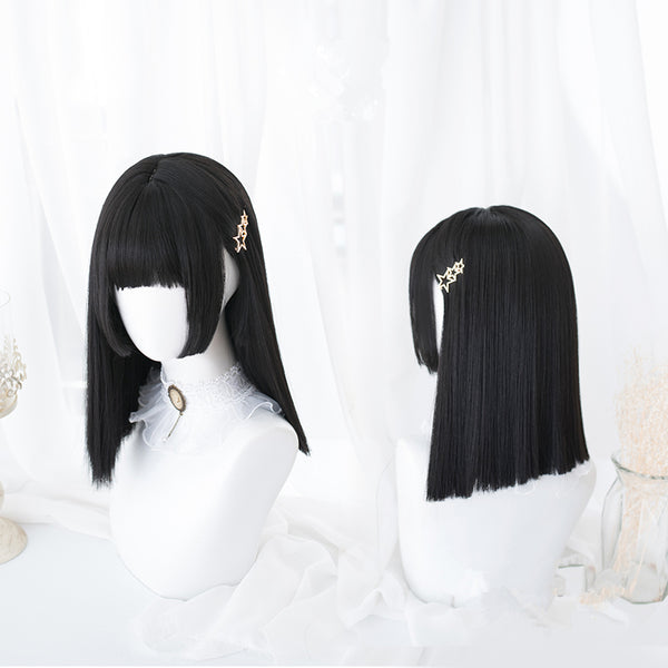 Lolita black wig yc22389