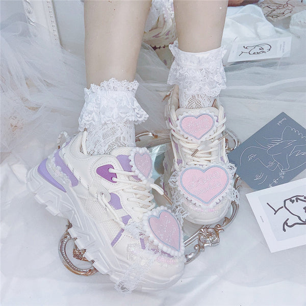 Lolita cute love girl sneakers YC24799