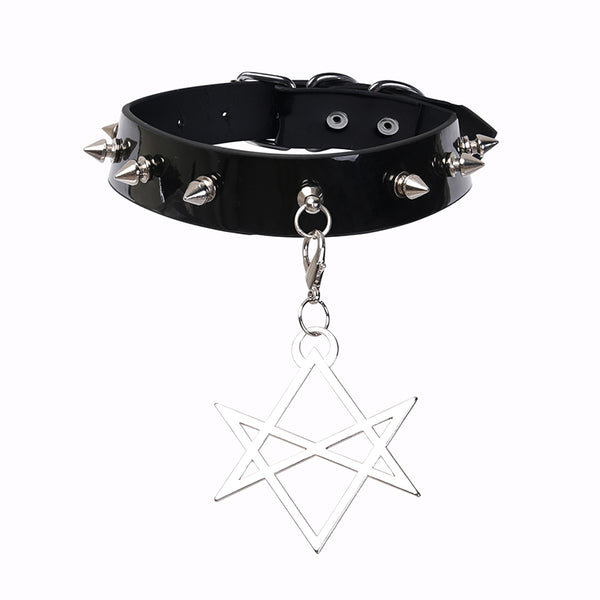 Gothic Pentagram Necklace yc22738