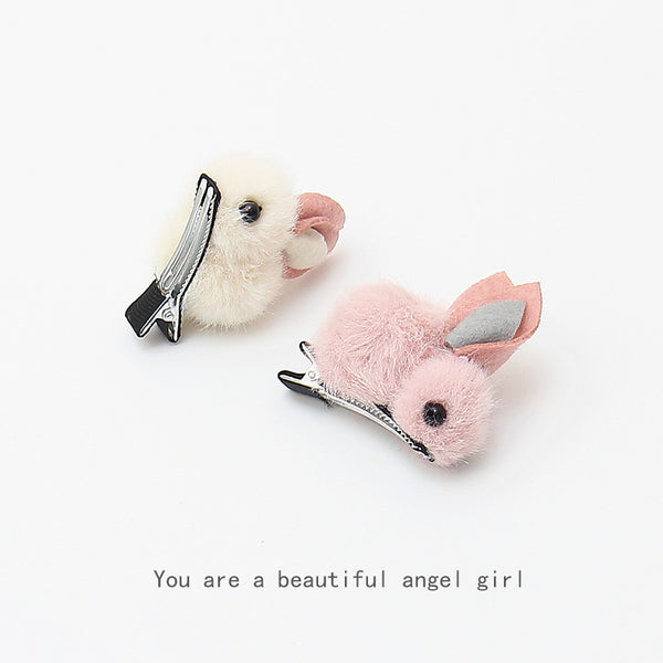 Cute bunny hairpin yc22375