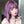 Load image into Gallery viewer, Harajuku purple mid-length wig YC24400
