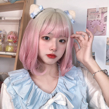 Cute Highlight Gradient Wig YC50112