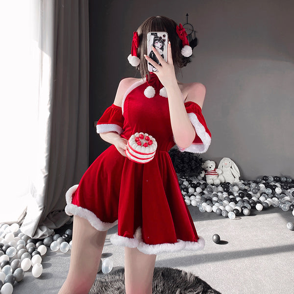 Christmas party Velvet Dress yc24792