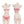 Load image into Gallery viewer, Sexy Pink Plaid Pearl Bikini Pajama Set  YC21339
