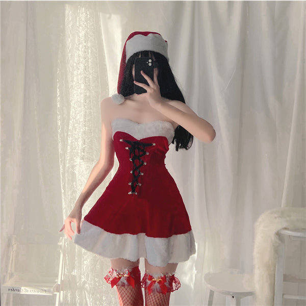 Christmas red costume yc24601