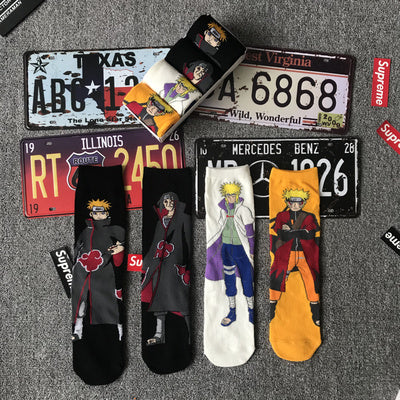 Harajuku Naruto cos socks (4 pairs) YC21648