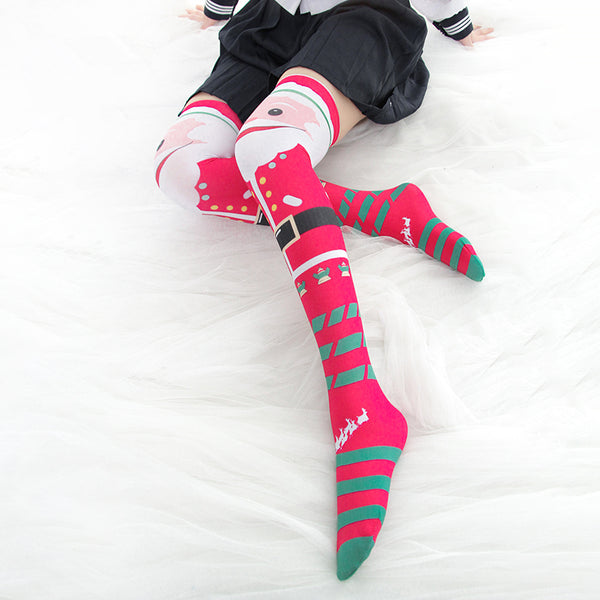 Christmas velvet socks yc22457