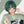 Load image into Gallery viewer, Harajuku green short straight hair wig YC24328
