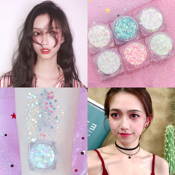 Star glitter glitter (6 boxes) YC21903