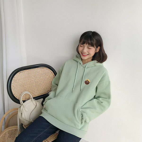 Cute cartoon hooded sweater yc22418