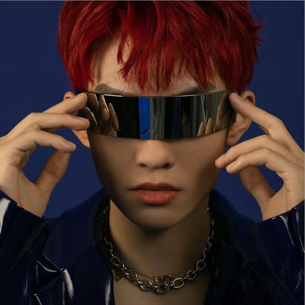 Punk futuristic glasses yc24678